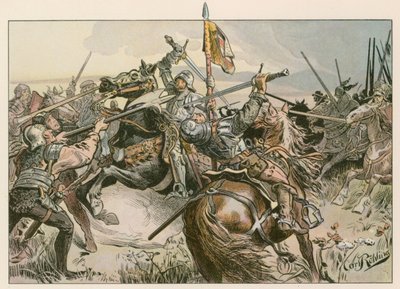 Albert Achilles in Battle against Nuremberg by Carl Rohling